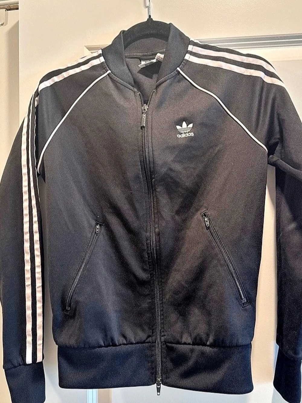 adidas Primeblue SST Track Jacket Black & White XS